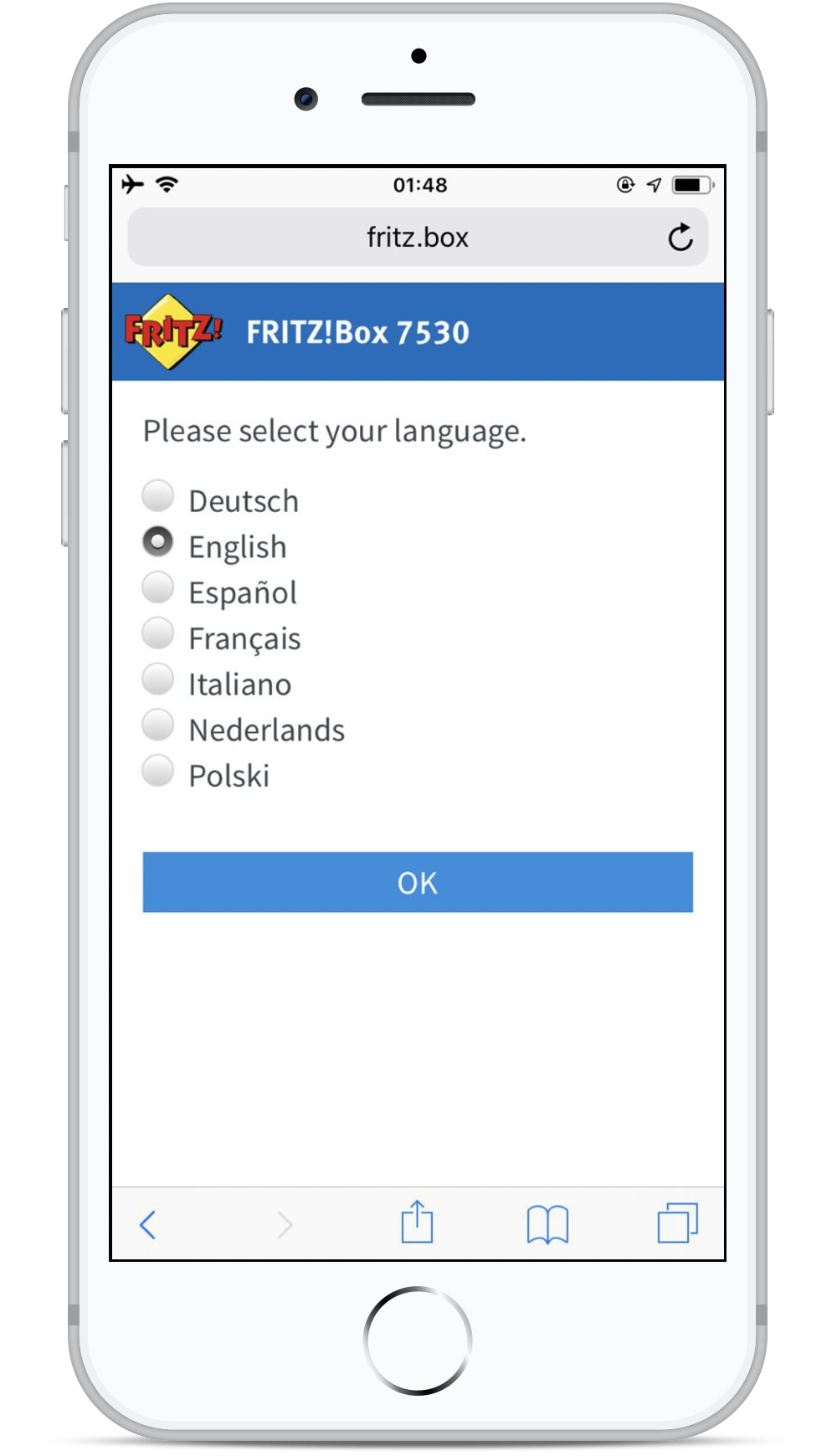 How do I install and configure my FRITZ!Box 7530 for use with a fiber connection